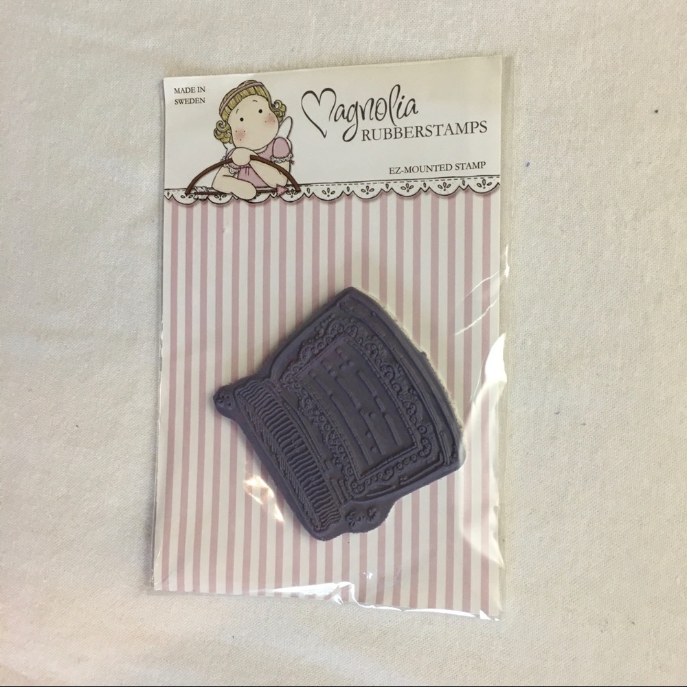 NWT Magnolia Rubberstamps Honey Jar Rubber Stamp